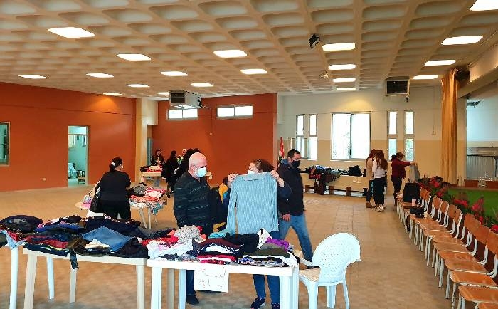 Clothes distribution in Jeita and Ghazir